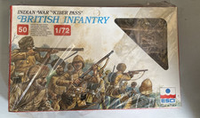 ESCI 232  ; 1/72 ; British Infantry- 50 Figuren-Indian War Kiber Pass-OVP