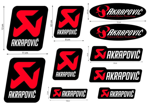 Aufkleber akrapovic ducati bmw - akrapovic,