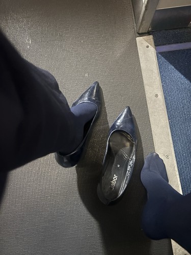 High heels mit strumpfhose - high,