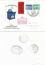 DDR Mi.-Nr. 1868/1948, Sonderkarte 160 Jahre Postkasten in Zerbst, Eilboten   b