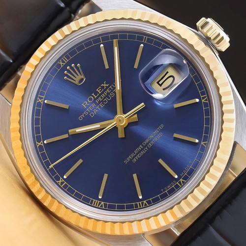 Rolex datejust 16013 blau - datejust,