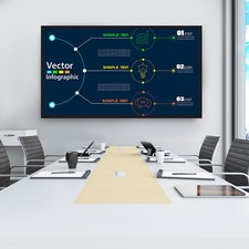 100" Beamer Leinwand Rahmenleinwand Heimkino Beamerleinwand Projektionsleinwand