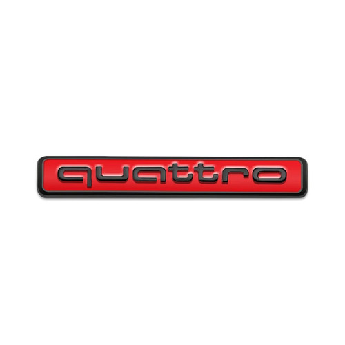 Audi quattro emblem abs - quattro,