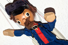 Sehr alte Holz/Textil