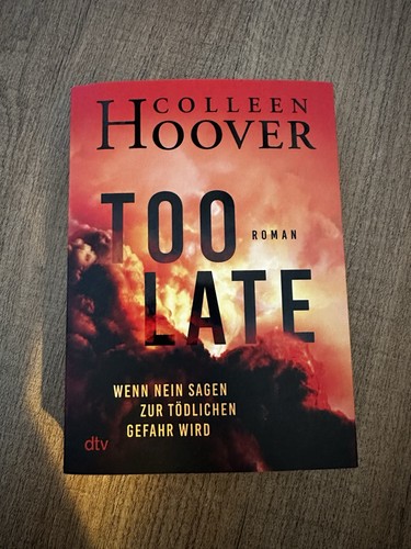 Colleen hoover too late - colleen,
