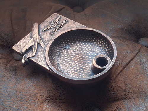 Vintage bronze aschenbecher - bronze,