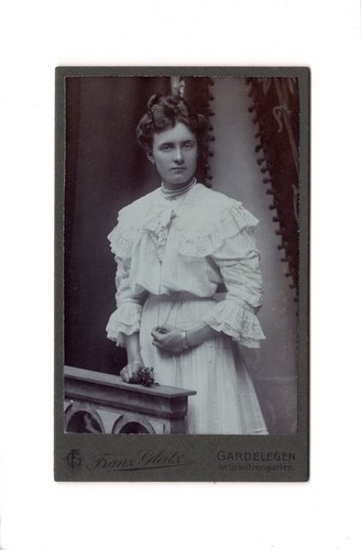 Cdv foto damenportrait feine - cdv,