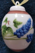 Hutschenreuther Porzellan Mini Ei Frühlingswiese * Traubenhyazinthe * hyazinth