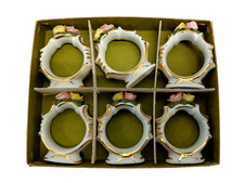 Porzellan serviettenringen - porzellan,