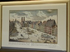 Guckkastenbild kupferstich - guckkastenbild,