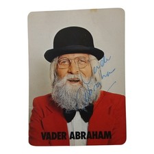 Original Autogramm  -  Vader Abraham - handsigniertes Mini Foto - signed  10x7,5