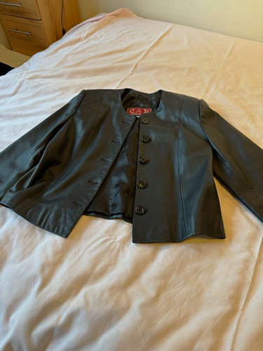 Damen lederjacke schwarz - damen,