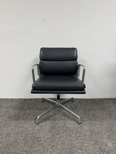 Vitra EA 208 Eames Soft Pad Bürostuhl Drehstuhl Besucherstuhl Stuhl Leder Alu