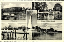 Ak Sehestedt am Nord Ostsee Kanal, Nord-Ostsee-Kanal, Segelboot,... - 4886599