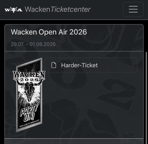 Wacken open air 2026 - open,