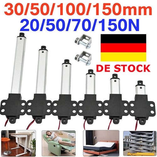 30mm 50mm 100mm - 150mm, 12v