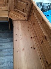 Eckbank küche holz mit Stauraum