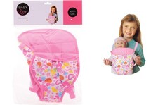 Porte bébé - pour porter sa poupée sur le ventre ou le dos - Rose jouet (accesso