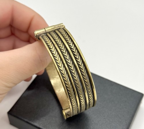 Antik armreif bronze breit - armreif,