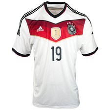 Adidas Deutschland DFB Home Trikot WM 2014 #19 Mario Götze XXL 2XL Weiß