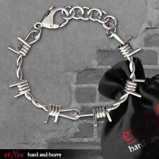 Stacheldraht Gothic Punk Batcave Armband Stachelarmband Edelstahlarmband SA502