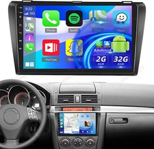 9" Autoradio GPS Navi Für Mazda 3 2004-2009 BK Android 15 WIFI BT Carplay 2+32G