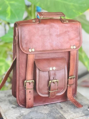 Tasche vintage leder echt - leder,