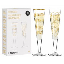 Sektgläser Goldnacht Champus