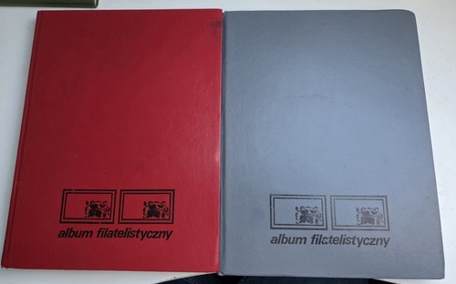 Zwei briefmarkenalben leer - zwei,