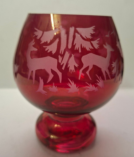 Böhmisches rotglas antik - böhmisches,