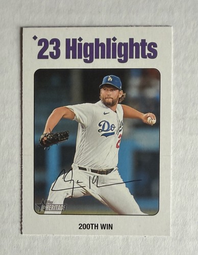 Clayton kershaw 2024 topps - clayton,