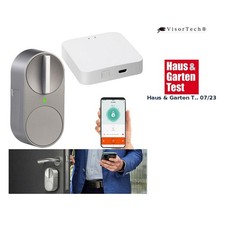 VisorTech Smarter motorbetriebener Türschlossantrieb mit WLAN-Gateway