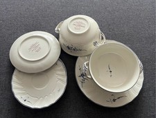 Vieux Luxembourg 2 Suppentasse und 3 Kaffeeuntertassen