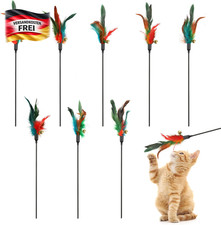 Katzenspielzeug Federn Set -