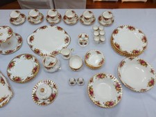Vintage Royal Albert Old Country Roses Kaffeeservice Porzellan 54 teilig