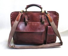 THE BRIDGE Businesstasche LEDERTASCHE Aktentasche LEDER Stabil ELEGANT Top 4008