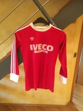 FC Bayern München adidas Langarm Heim Trikot 1982-1984 IVECO MAGIRUS Gr.3/4  (S)