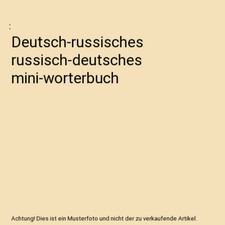 Deutsch-russisches russisch-deutsches mini-worterbuch