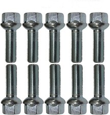 10 Radschrauben Radbolzen Kugelbund M12x1,5 50mm Audi Mercedes-Benz Smart VW