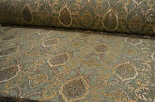 Möbelstoff Bezugsstoff Polsterstoff Meterware Stof Jacquard Ornament Barock Rank