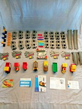 Großes Lego Duplo Eisenbahn Konvolut - Set 3335 Schienen Intelli Lok Codesteine