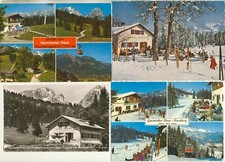 4 AK  Garmischer Haus bei Garmisch Partenkirchen Alpenhütten Bayern 176
