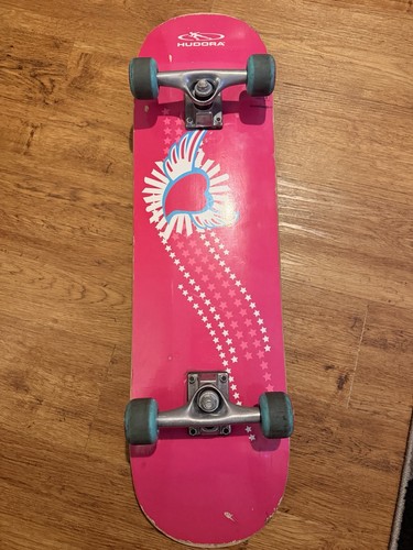 Hudora skateboard pink schwarz - hudora,