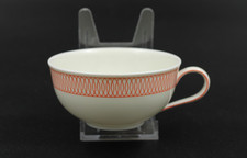 Hutschenreuther Juwel Teetasse Tasse Elfenbein Orange Porzellan Ø 9,5 cm
