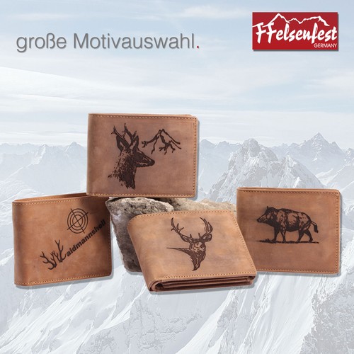 Geldbörsen mit motiv jagd - motiv, i