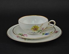 a-9440123-d Porzellan Sammeltasse Gedeck Weimar Thüringen Blumendekor Beate