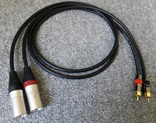 Pin xlr stecker - auf, cinch