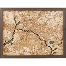 3D-Holzkarte »Berlin«. 