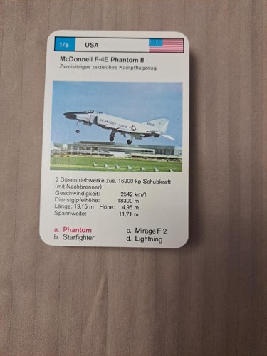 Altes flugzeug quartett - altes,