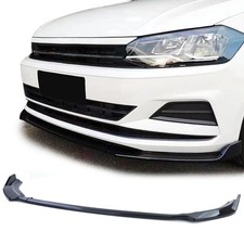 Frontspoiler Cup Lippe Sport Optik Schwarz Glanz für VW Polo VI 2G AW ab 17